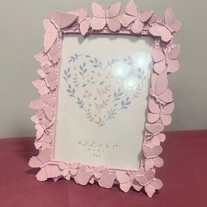 Azzure Home Pink Butterfly Frame